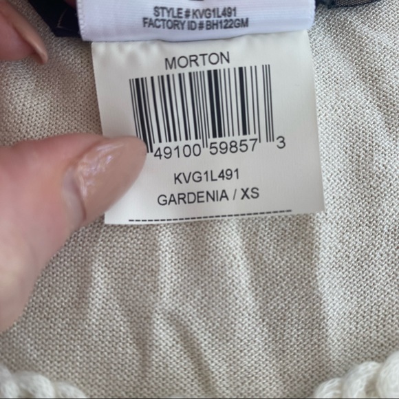 BCBG Morton Sweater In Gardenia - Picture 6 of 7